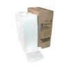 Pactiv Evergreen SmartLock Foam Hinged Containers, Large, 3-Compartment, 9 x 9.25 x 3.25, White, PK150 YHLW09030000